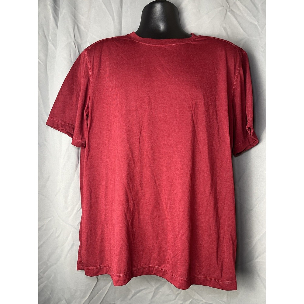 REI Shirt Mens Largeā Red Short Sleeve Crew Neck Running Workout Casual